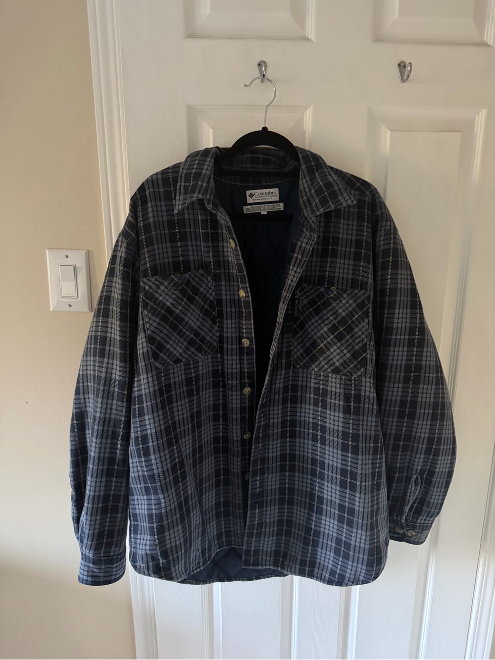 Columbia Vintage Flannel Quilted Jacket